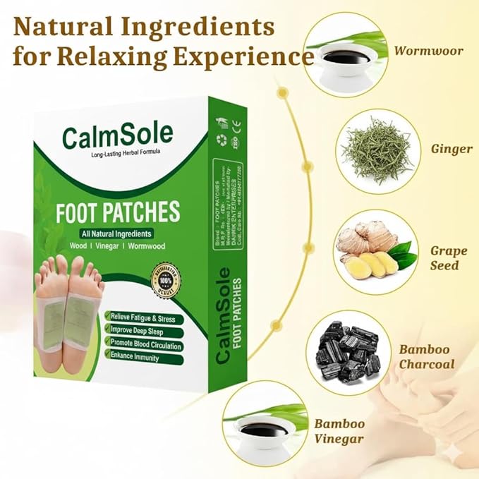 Natural Foot Patches That Detox While You Sleep Real Results in 7 Days (BUY 1 GET 1 FREE)