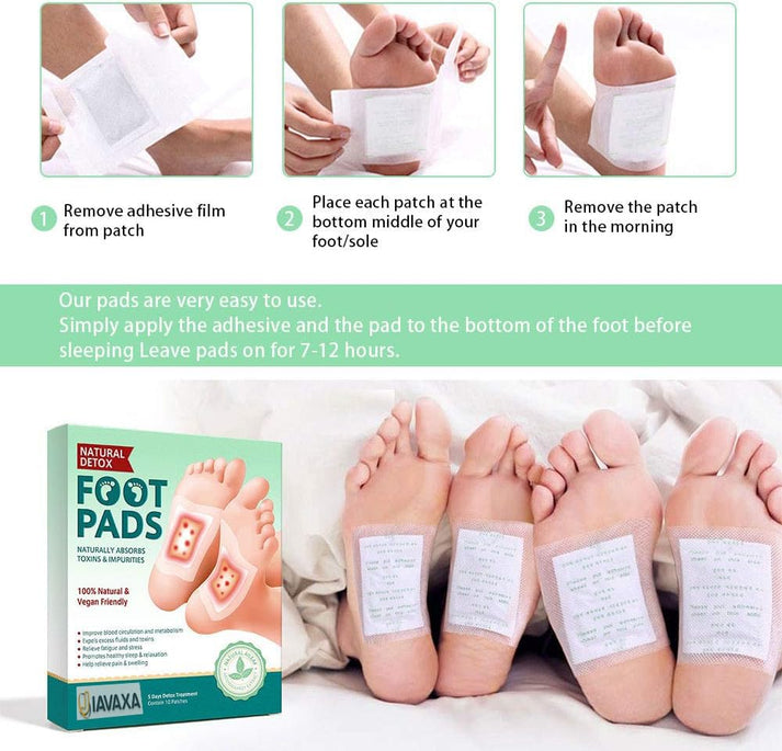 Natural Foot Patches That Detox While You Sleep Real Results in 7 Days (BUY 1 GET 1 FREE)